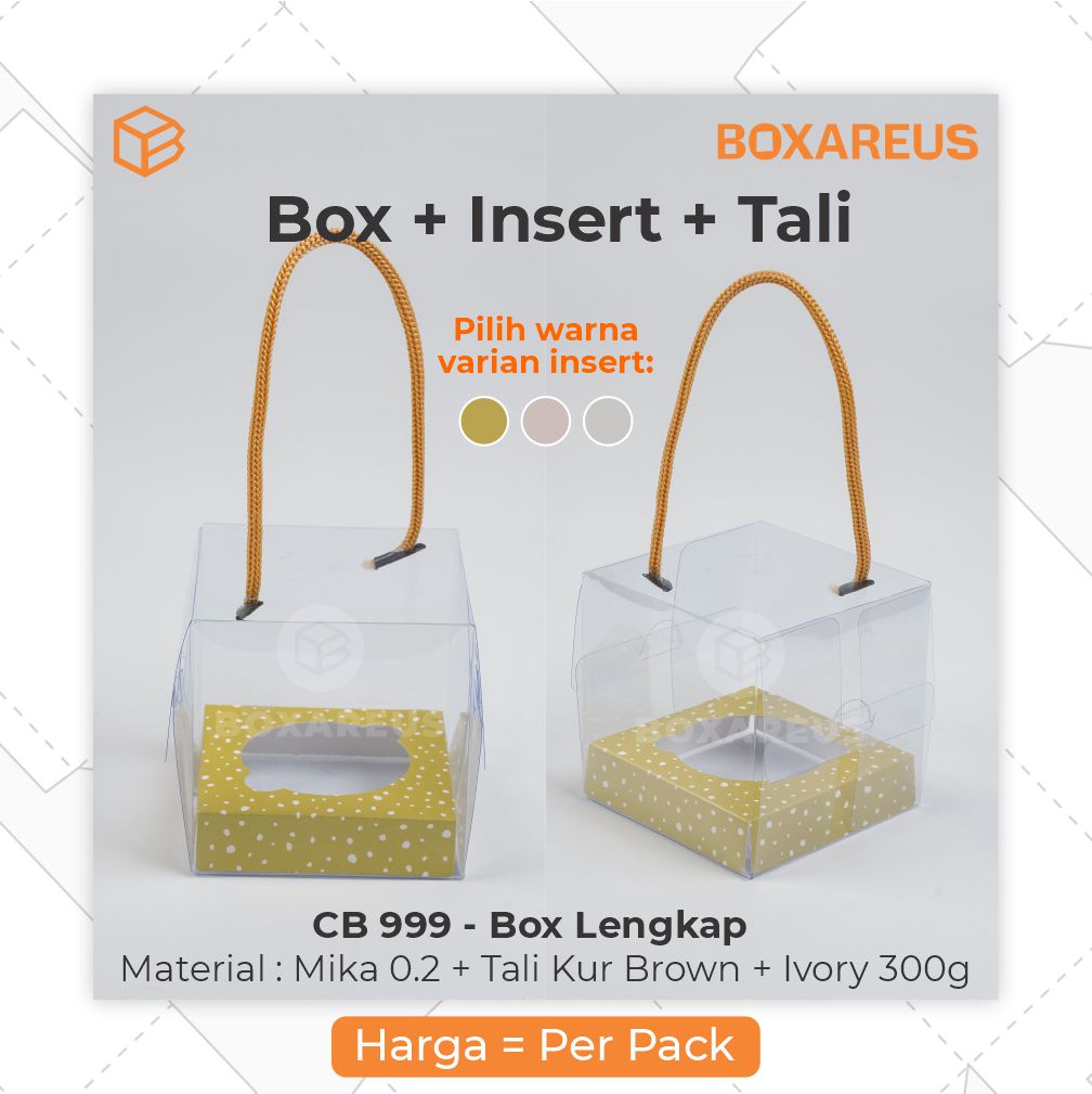 Cake Box | CB999 - Dengan Insert (50 Pc)
