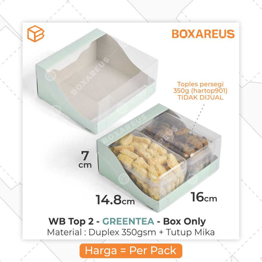 Window Box Toples - WB Top 2 Box Only (10 Pc)