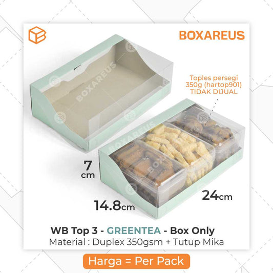 Window Box Toples - WB Top 3 Box Only (10 Pc)