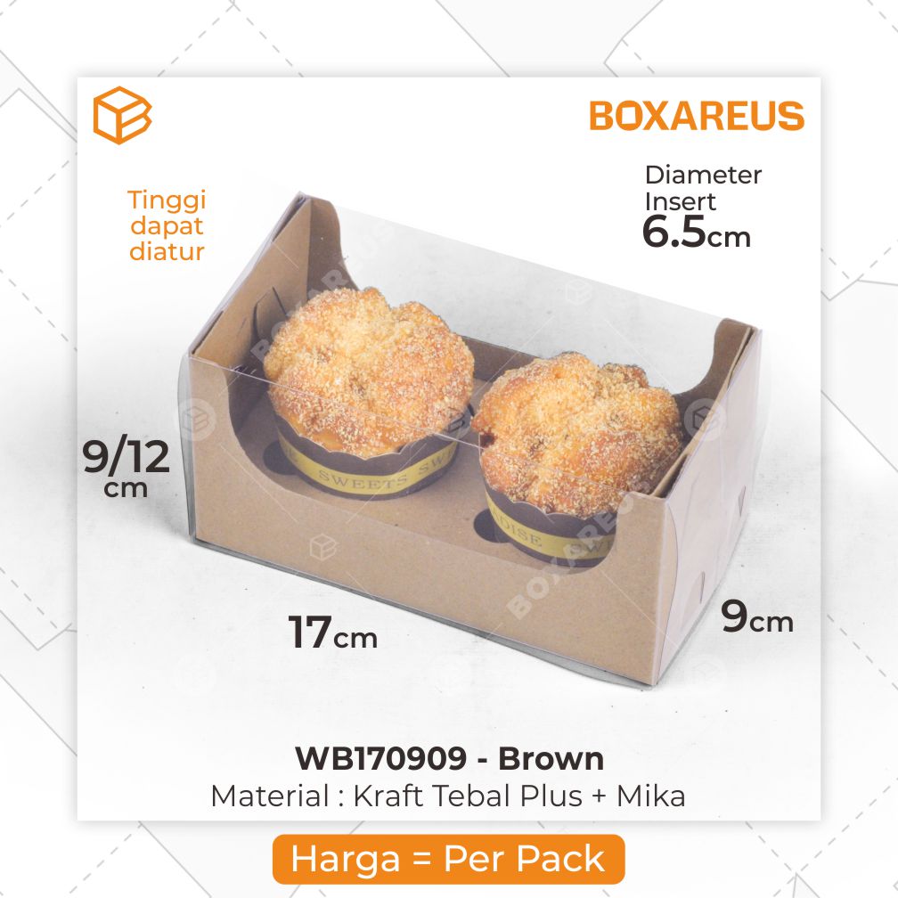 Cup Cake Box - WB170909 (10 Pc)