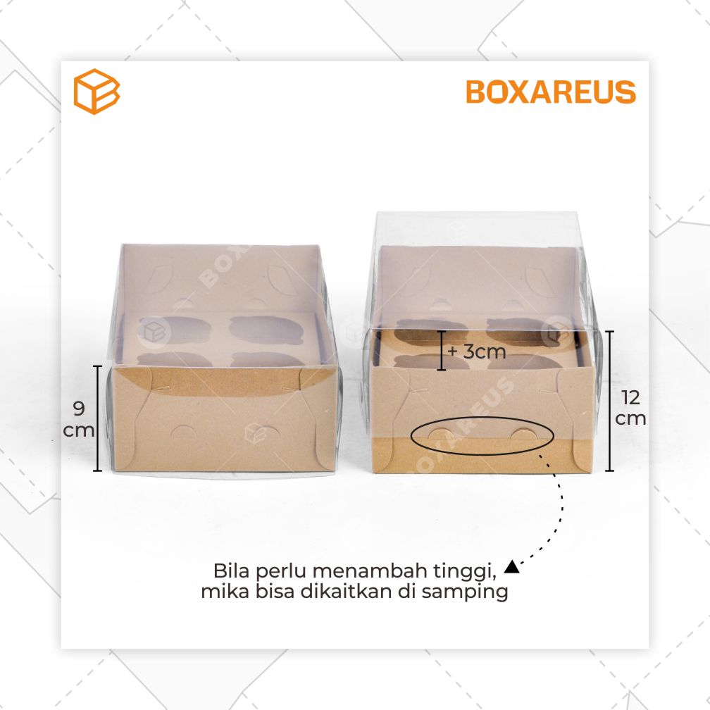 Cup Cake box - WB241709 (10 Pc)