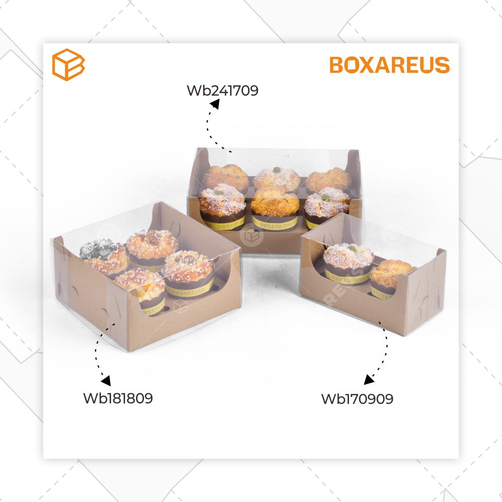 Cup Cake box - WB241709 (10 Pc)