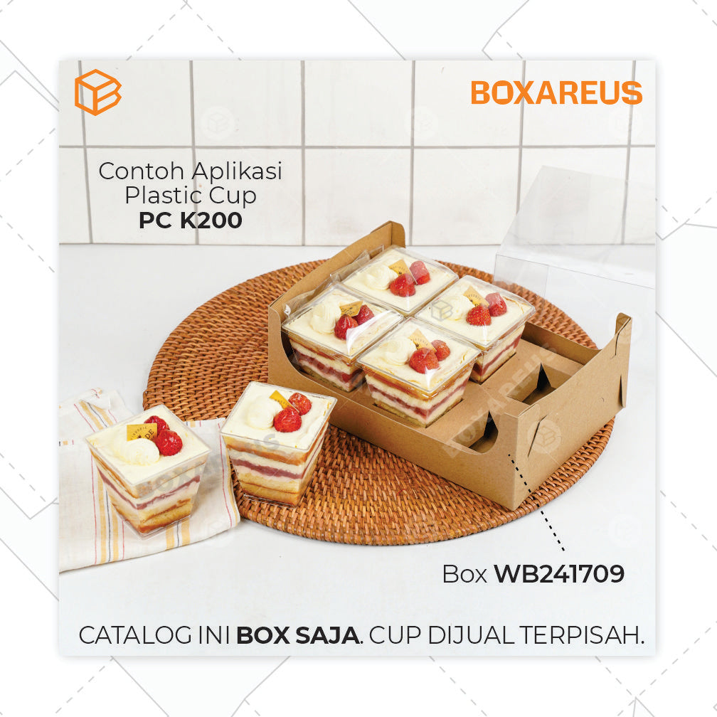 Cup Cake box - WB241709 (10 Pc)