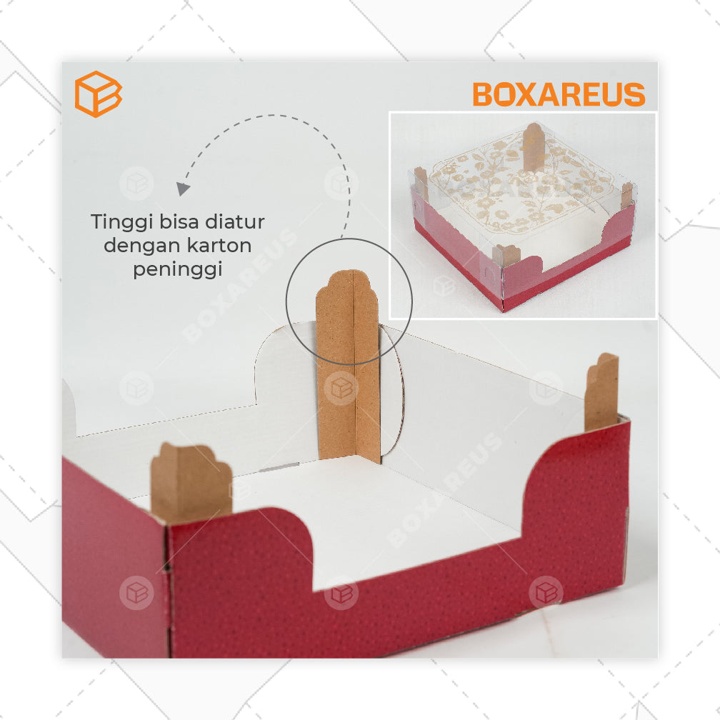 Pudding / Cup Cake Box - WB Multi 9 CNY (5 Pc)