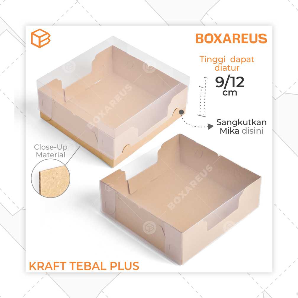 Pudding / Cup Cake Box - WB MULTI 9 (5 pc)