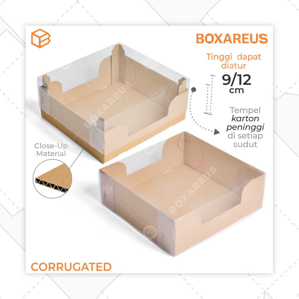 Pudding / Cup Cake Box - WB MULTI 9 (5 pc)