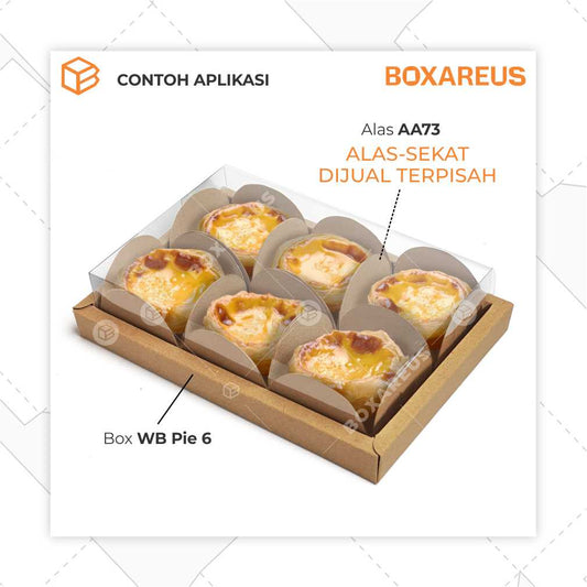 Box Pie Isi 6 - WB Pie 6 (10 pc)