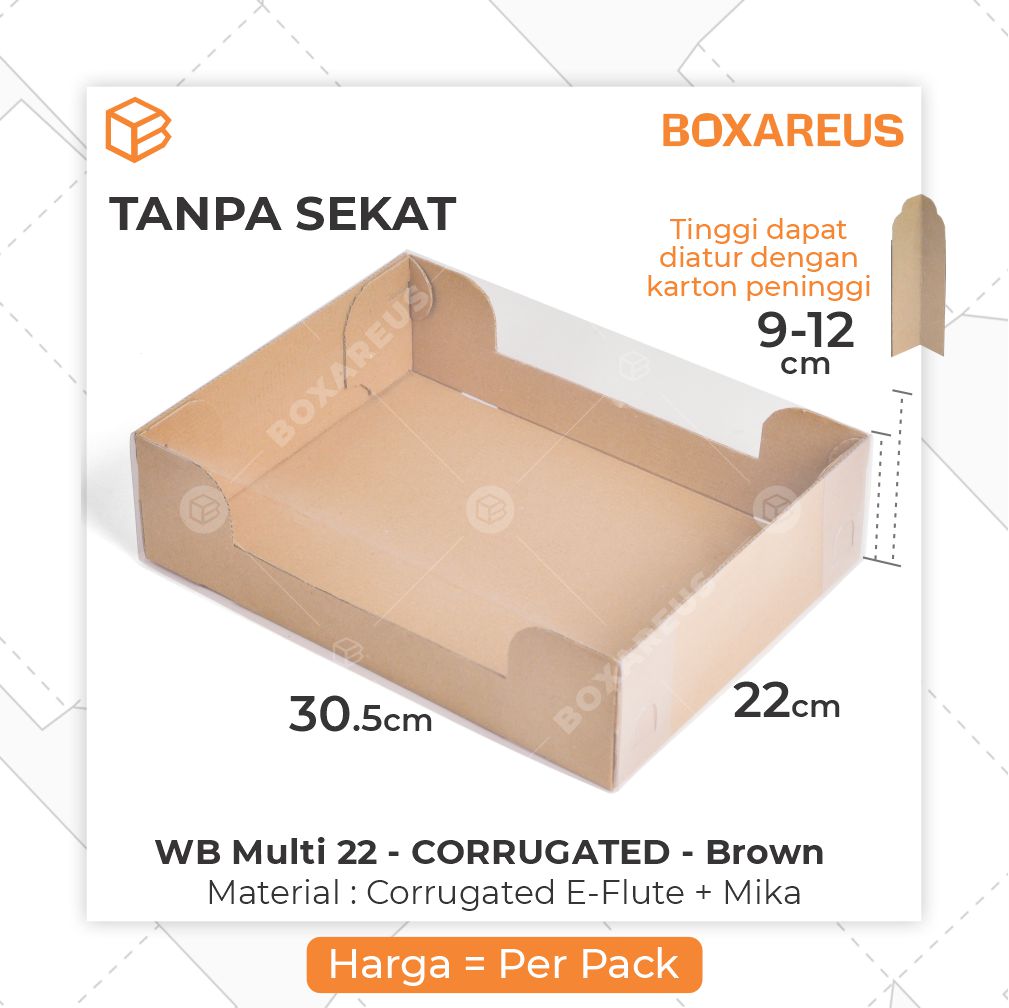 Pudding / Cup Cake Box - WB MULTI 22 (5 Pc)