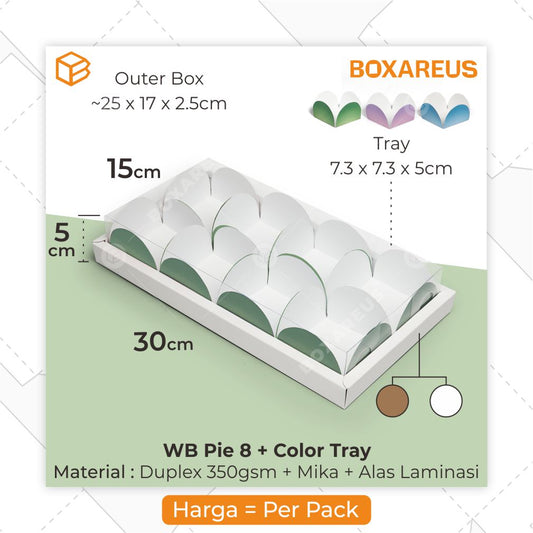 Box Pie isi 8 - WB Pie 8 Alas Idul Fitri (10 Pc)