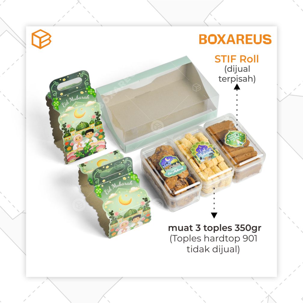 Toples Box - WB Top3 Green Belt Eid (10 Pc)