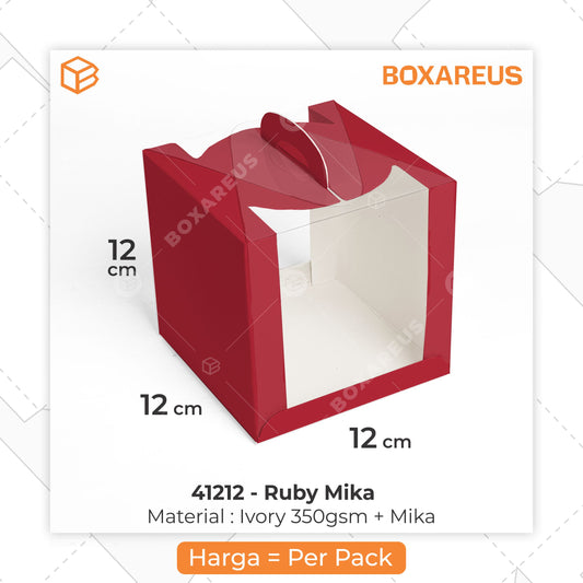 Cake (Kue) Box - 41212 Ruby (20 Pc)