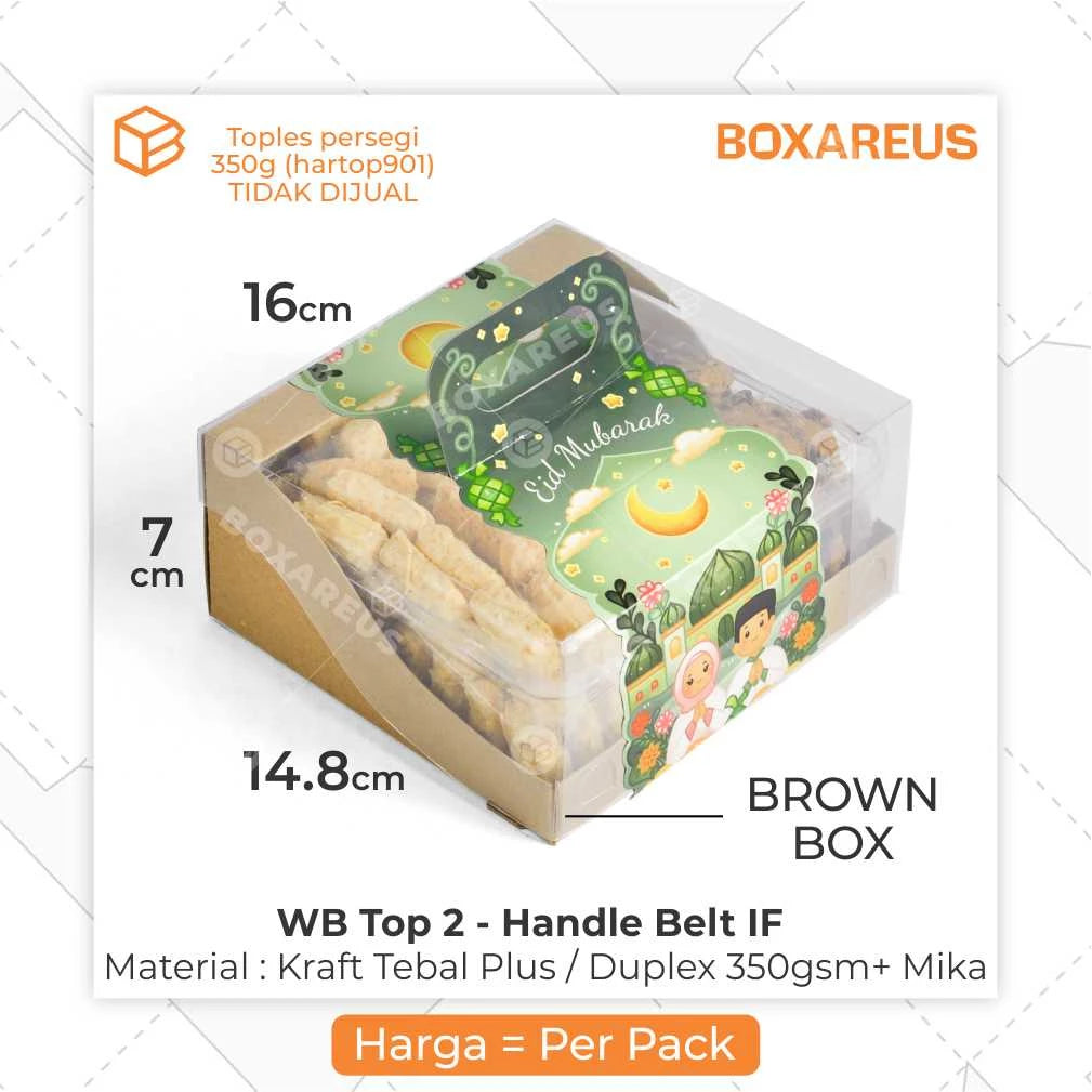 Window Box Toples - WB Top2 Green Belt Eid (10 Pc)
