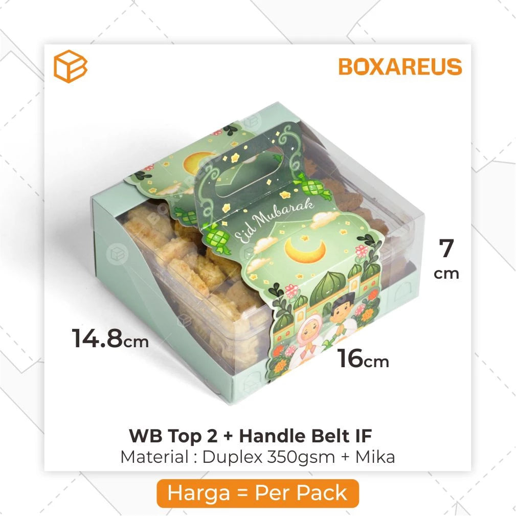 Window Box Toples - WB Top2 Green Belt Eid (10 Pc)