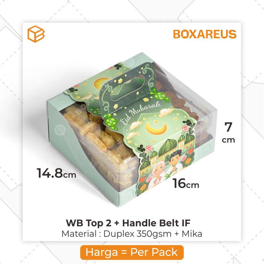 Window Box Toples - WB Top2 Green Belt Eid (10 Pc)