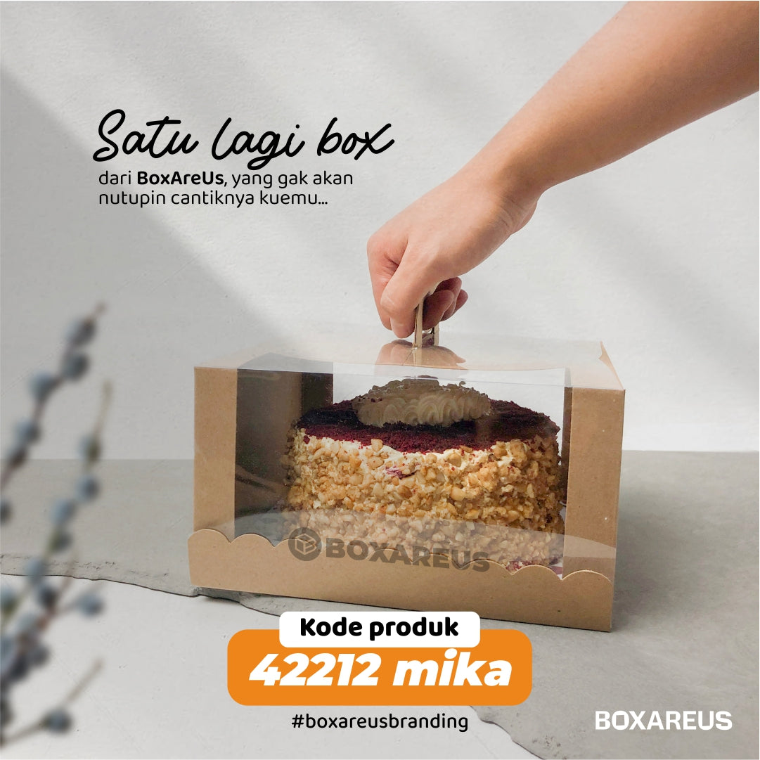 Cake Box - 42212 Brown Mika (10 pc)