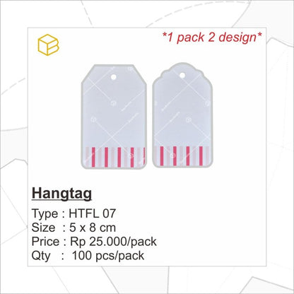Hangtag Stripes - HTFL07 (100 Pc)