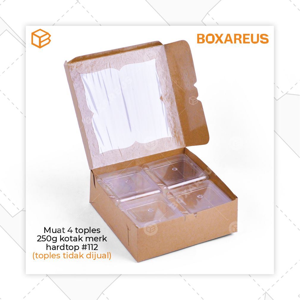 Cake Box - 32208 Brown Laminasi (10 pc)