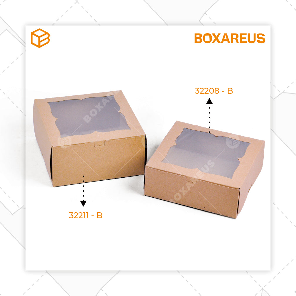 Cake Box - 32208 Brown Laminasi (10 pc)