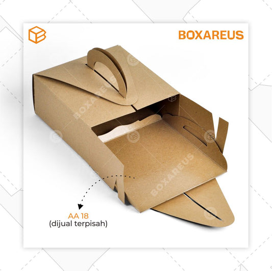 Cake Box - 40406 Brown (10 Pc)