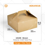 Cake Box - 40408 Brown (10 Pc)