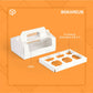 Cup Cake Box - 40422 Box + Insert (10 Pc)