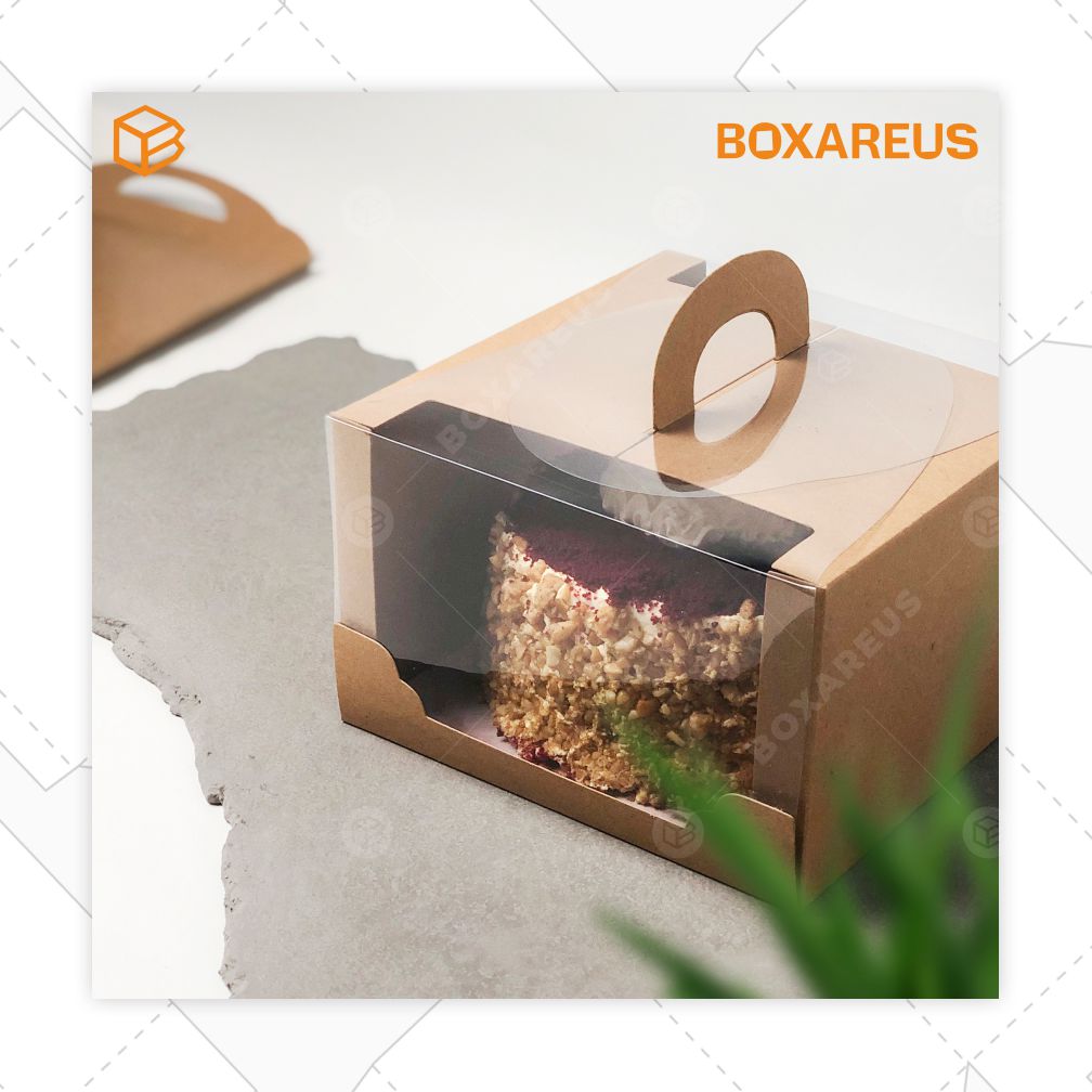 Cake Box - 42012 Brown Mica (10 Pcs)
