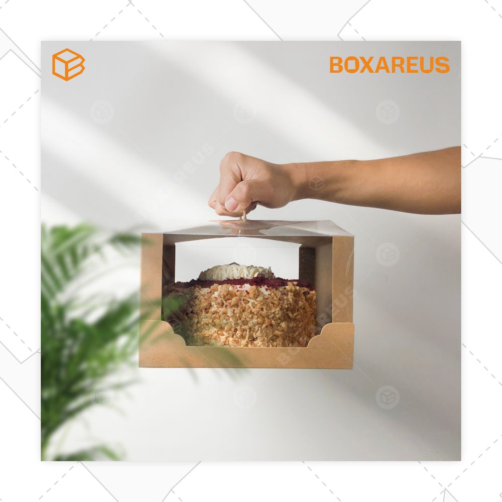 Cake Box - 42012 Brown Mica (10 Pcs)
