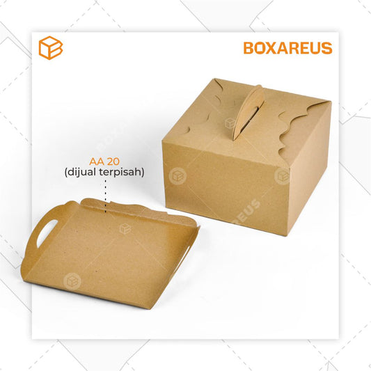 Cake Box - 42012 Brown (10 Pc)
