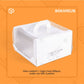 Cake Box - 42012 White Mika (10 Pc)