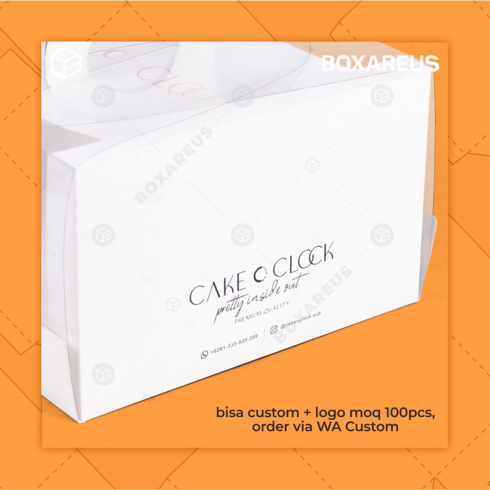 Cake Box - 42012 White Mika (10 Pc)