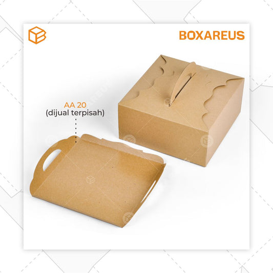 Cake Box - 42095 Brown (10 Pc)