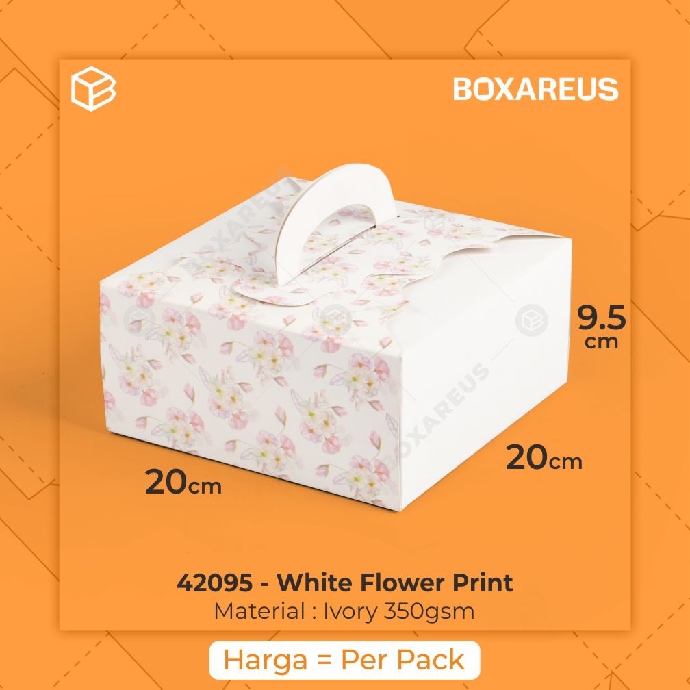 Cake Box - 42095 Flower (10 Pc) – Box Are Us