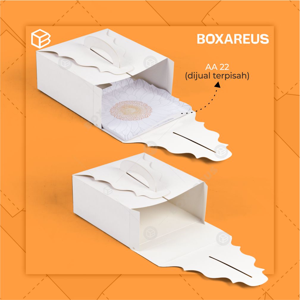 Cake Box - 42210 White (10 Pc)