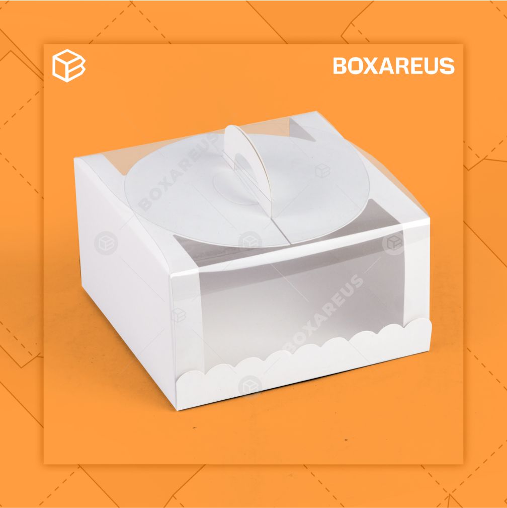 Cake Box - 42212 White Mika (10 pc)