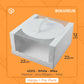Cake Box - 42212 White Mika (10 pc)