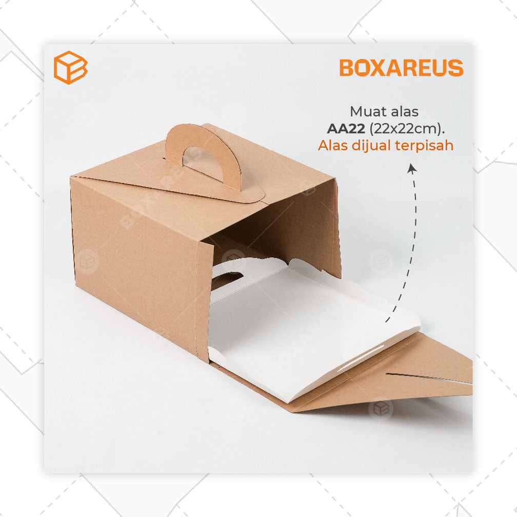 Cake Box - 42215 Brown (10 Pc)