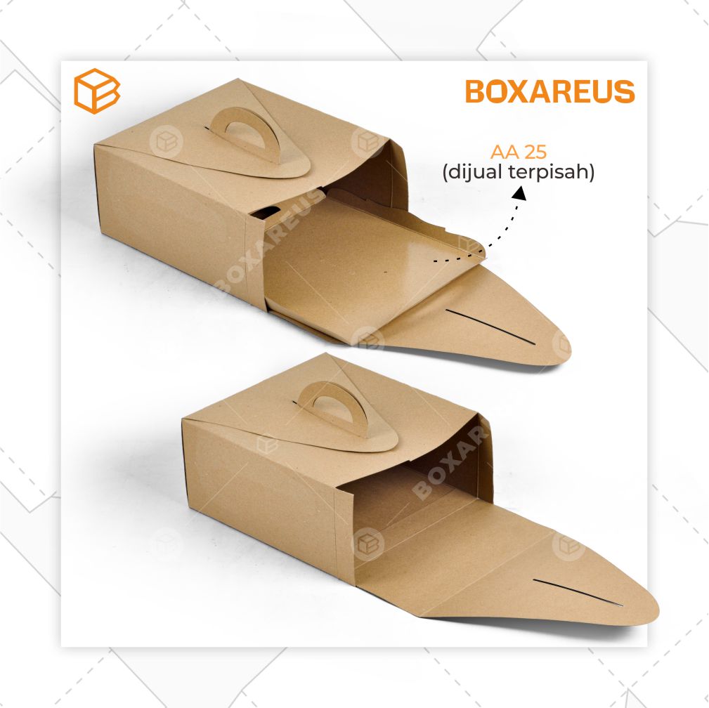 Cake Box - 42512 Brown (10 Pc)