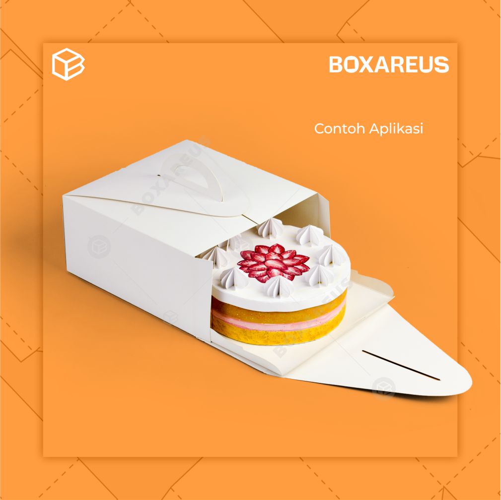 Cake Box - 42512 White (10 Pc)