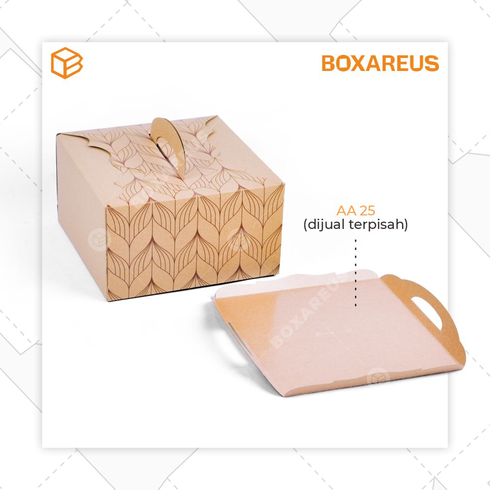 Cake Box - 42514 Brown Thermo (10 Pc)