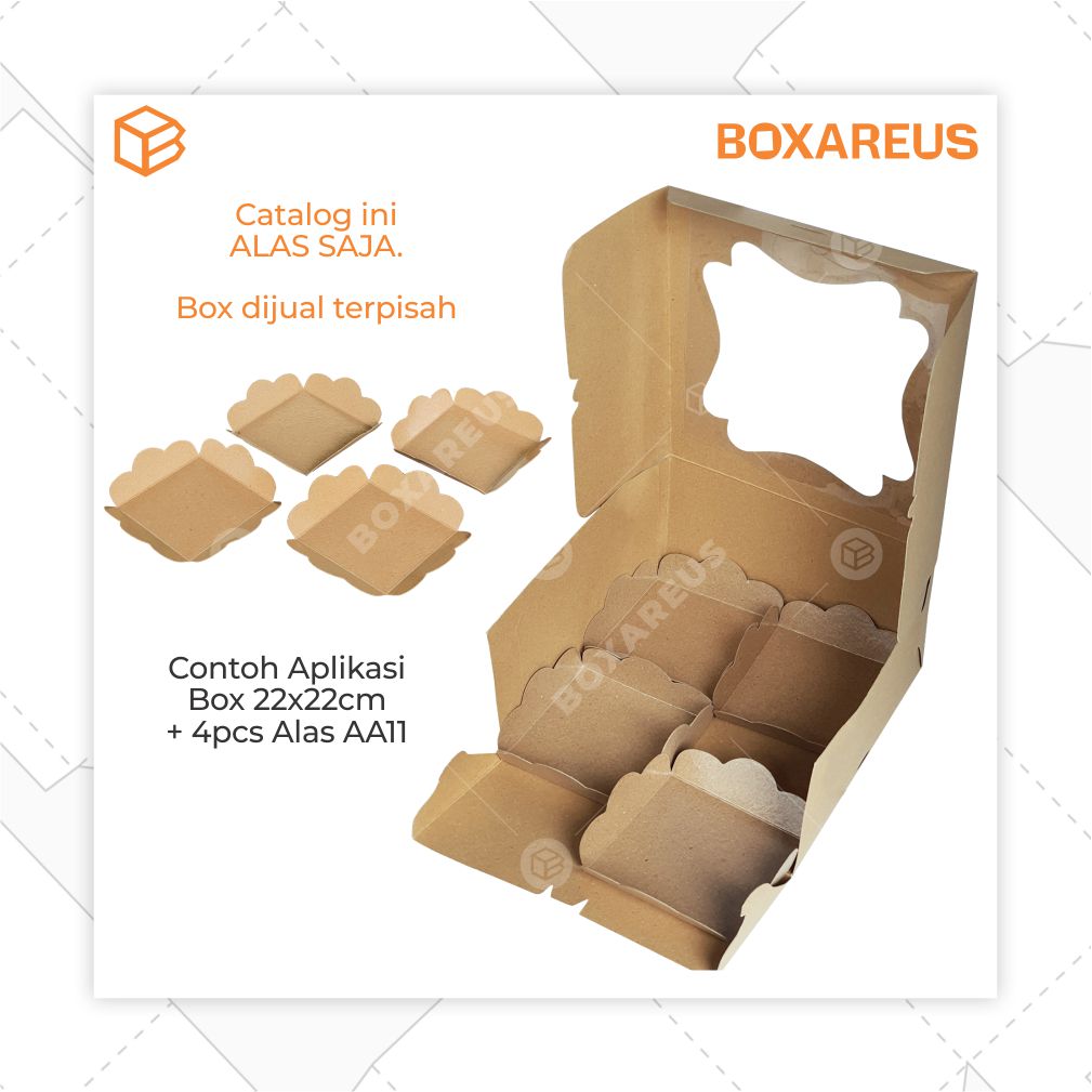 Alas Kue - AA11 Brown (50 pc)