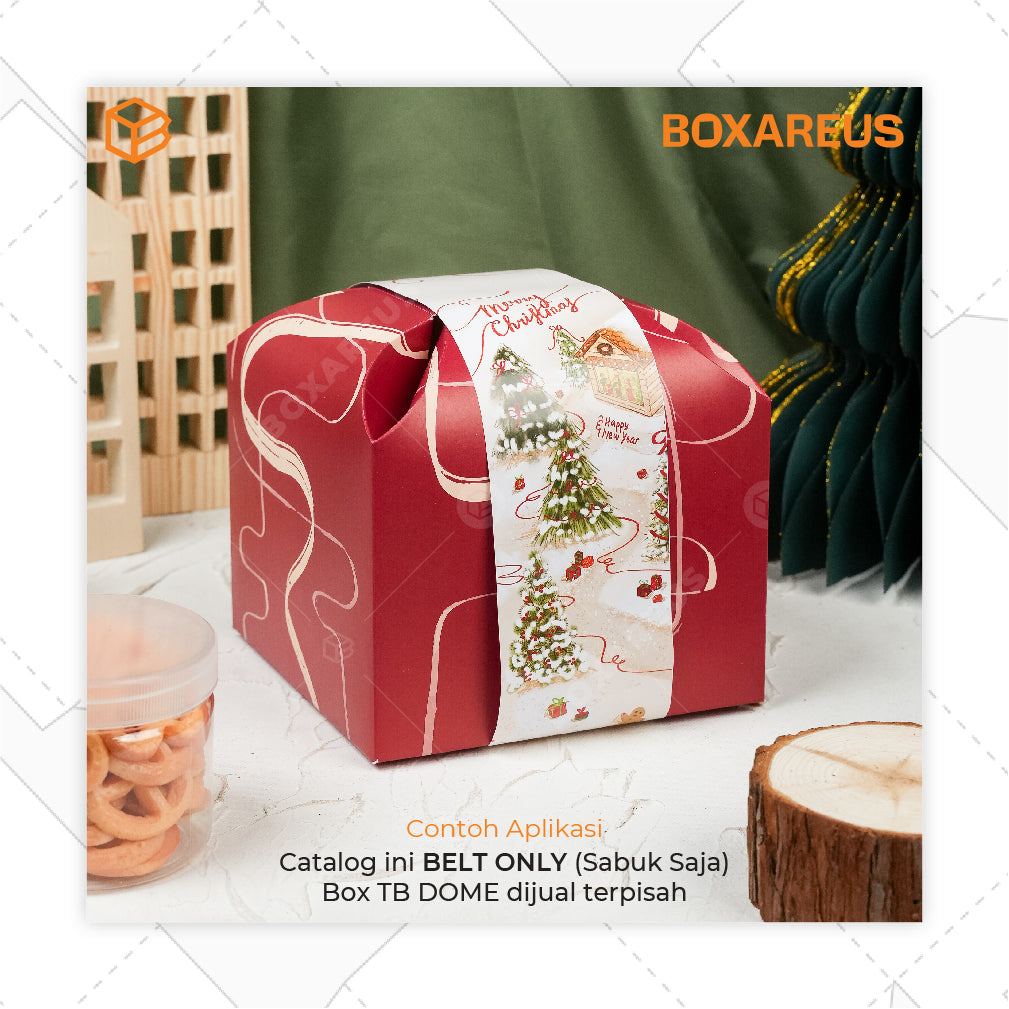 Paper Belt - Belt Merry Natal ( 10 Pc)