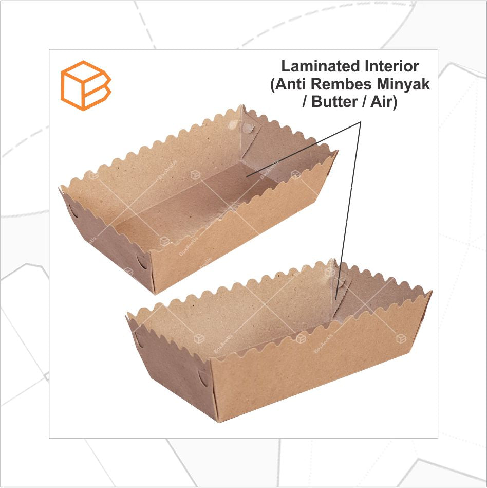 Food Tray - FP 50502 Brown (50 Pc)