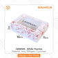 Brownies Box - CB161105 White Timbul (50 Pc)