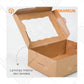 Brownies Box - CB161105 Brown (20 Pc)