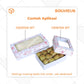 Brownies Box - CB161105 White Timbul (50 Pc)