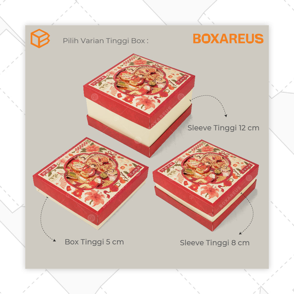 Cake Box - CB 20 Lei T5/8/12 cm Inner Foil (10 Pc)