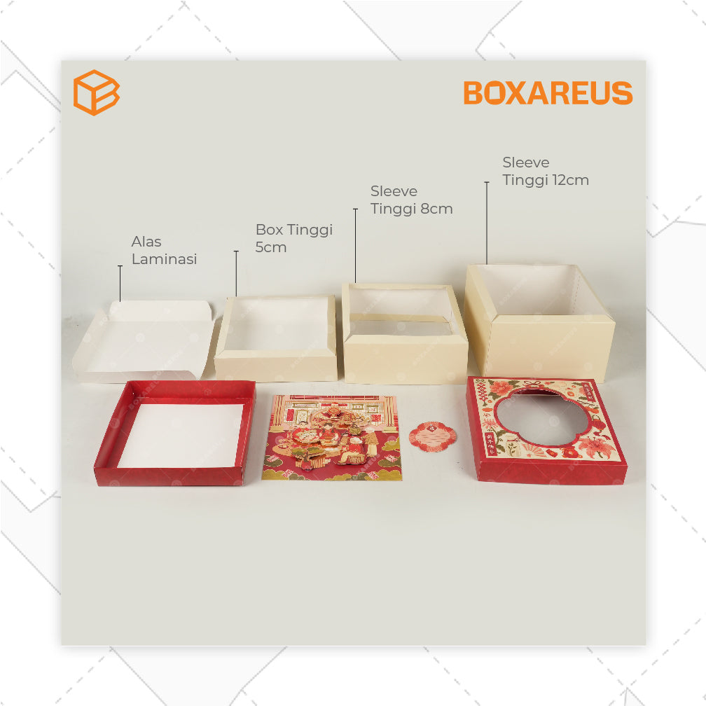 Cake Box - CB 20 Lei T5/8/12 cm Inner Foil (10 Pc)