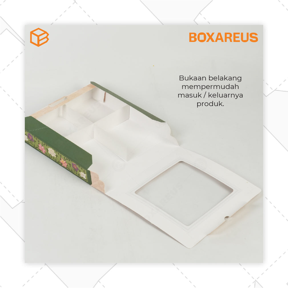 Cake Box / Nastar Box - CB 20 Zahra Tinggi 4cm (10 Pc)