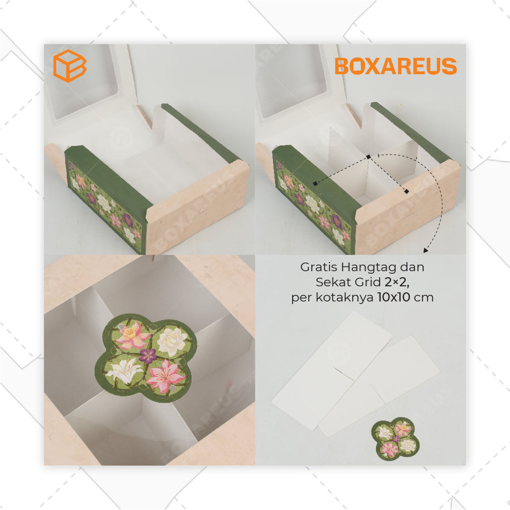 Cake Box - CB 20 Zahra Tinggi 8cm (10 Pc)