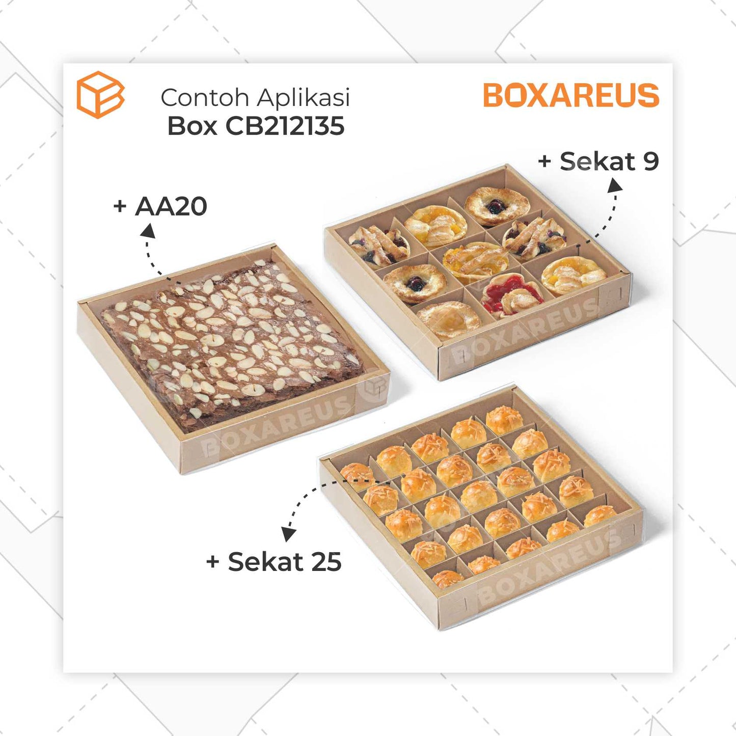 Brownies Box - CB212135 (10 Pc)